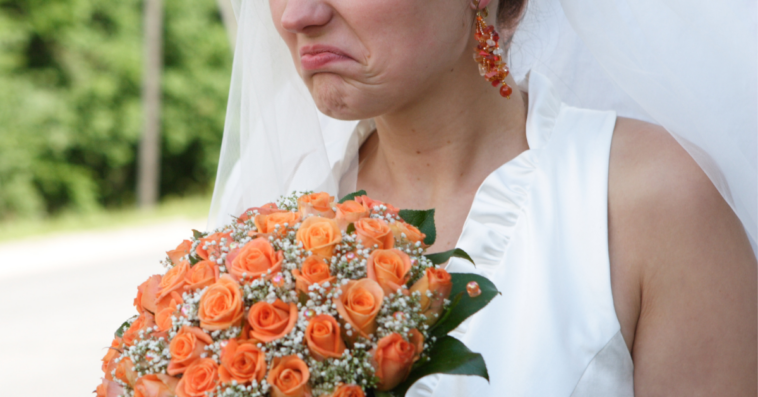 Bride angry at wedding venue