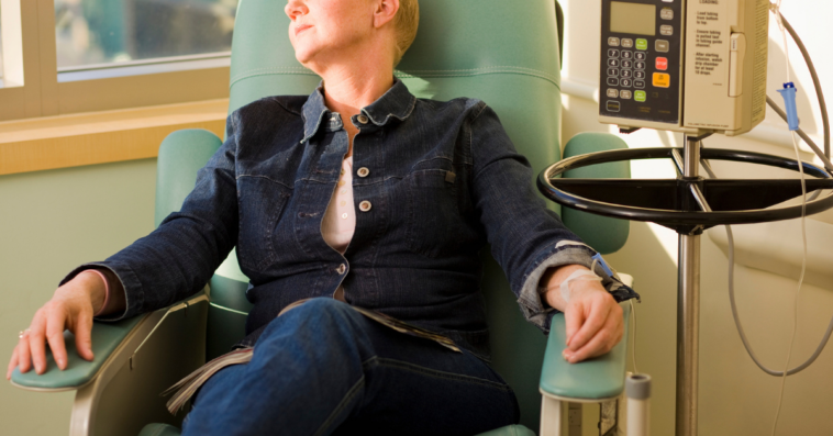 Woman going through chemotherapy