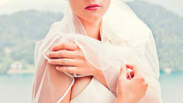Bride with crossed arms