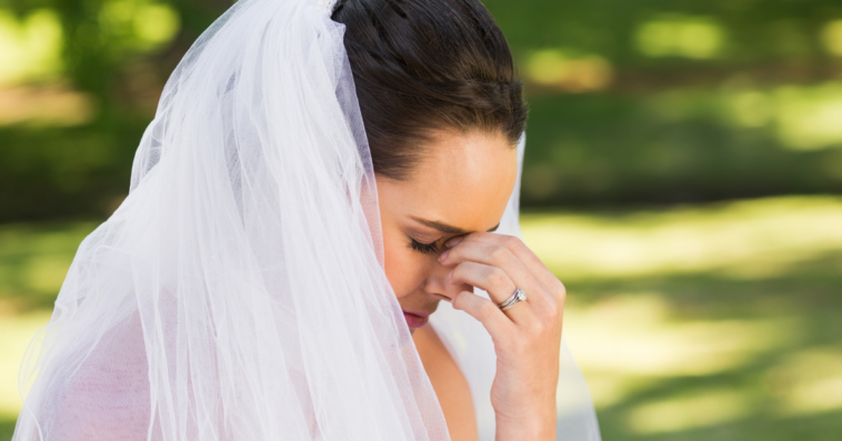 Frustrated bride