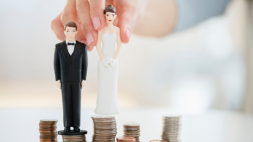 A bride and groom with money issues