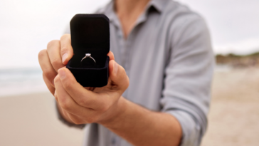 Man proposing