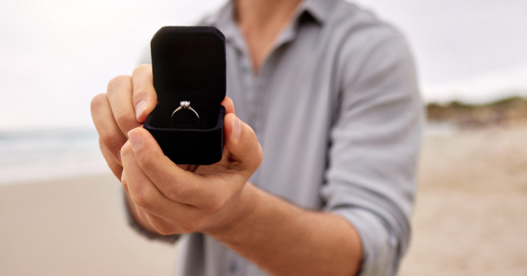Man proposing