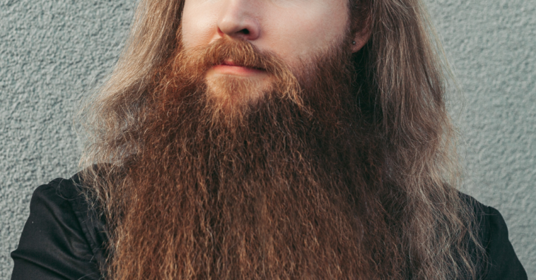 man with long hair and beard