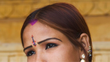 Indian teen girl with bindi