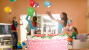 teen girls at a birthday party
