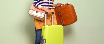 Traveler with luggage