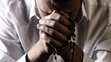 Man praying