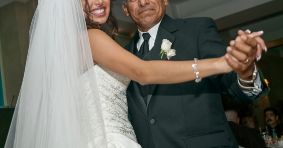 Bride and Father of the Bride enjoying their Father-Daughter dance
