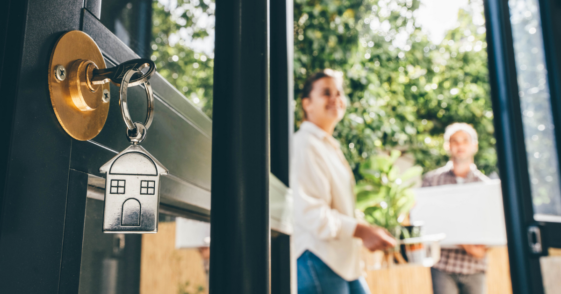 couple moving into new home