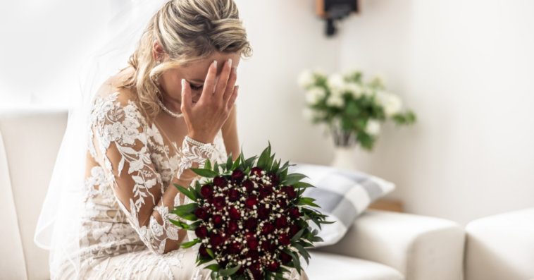 Upset bride