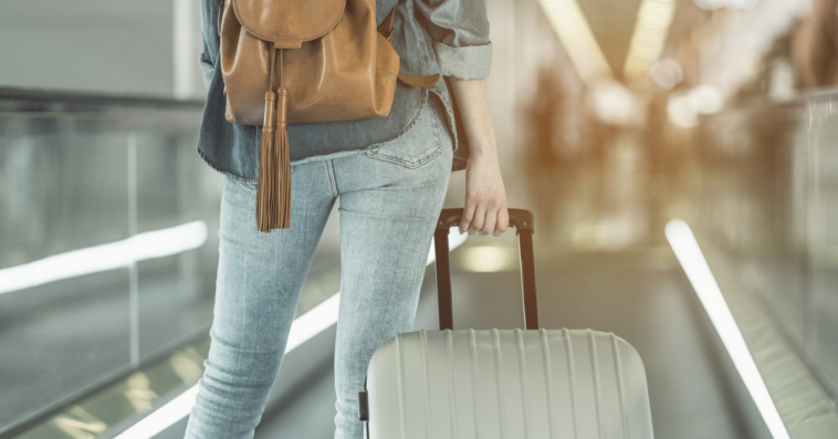 Woman at the airport