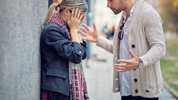 Couple fighting