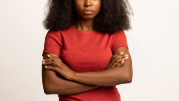 woman with arms crossed