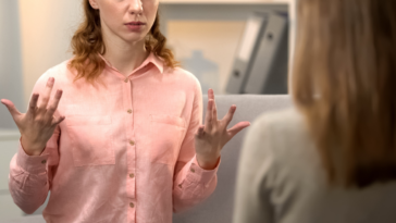 two young women arguing