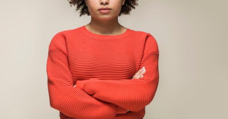 Portrait of young black female.