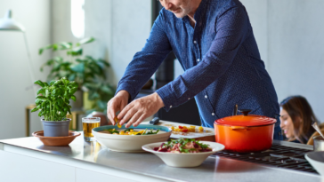 Man cooking in the kitchen