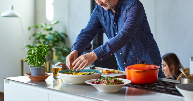 Man cooking in the kitchen