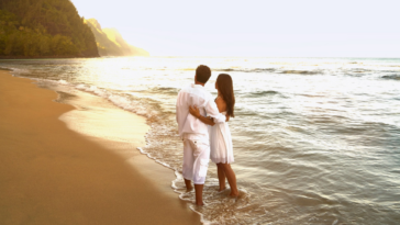 couple on beach