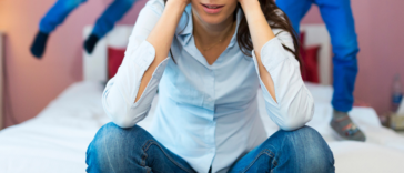 Stressed out mom