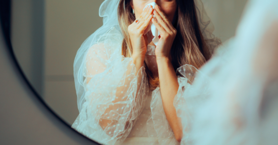 Upset bride
