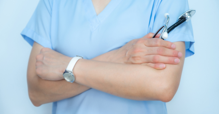 Nurse with arms crossed