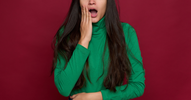 Shocked woman