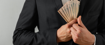 Man with money