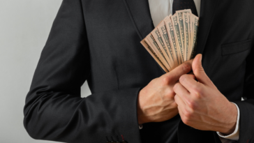 Man with money