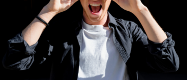 angry teenage boy