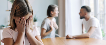 Little girl crying