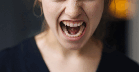 Angry woman