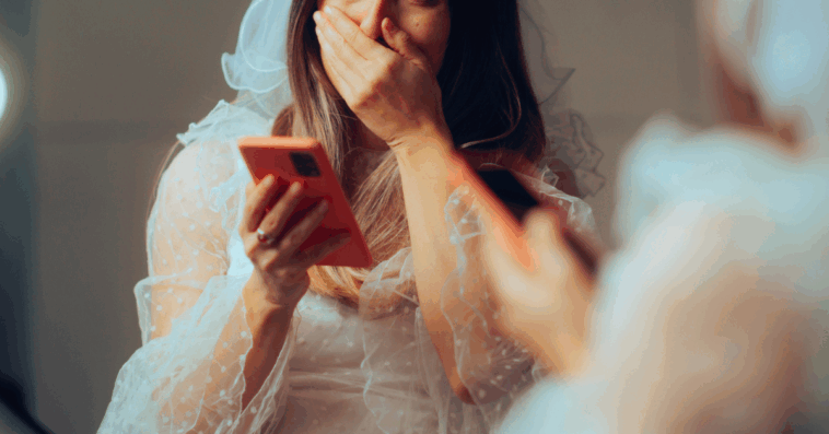 Bride upset over news