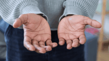 Man begging