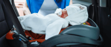 Baby in carseat