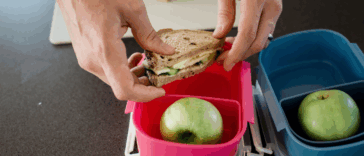 A. person packing a lunch