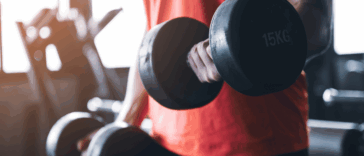 Guy working out
