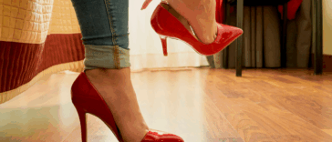 Woman in high heels