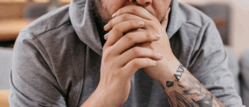 Upset man