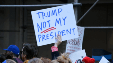 Anti-Trump sign