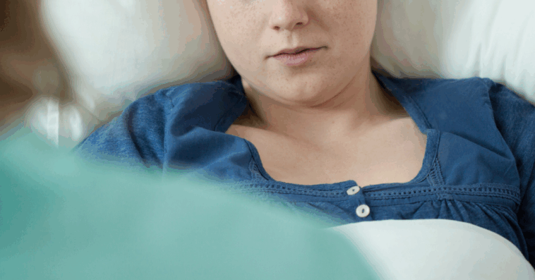 Teen girl with cancer