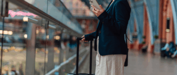 Woman at airport
