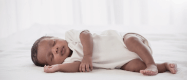 A sleeping baby.
