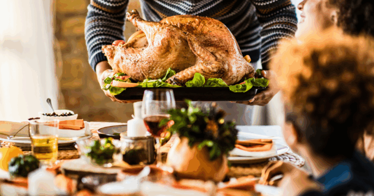 family Thanksgiving dinner