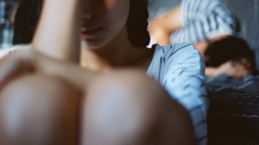 Man and woman arguing