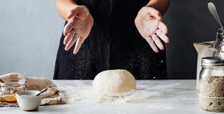 Prepping sourdough
