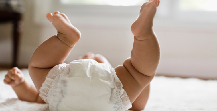 baby in diaper