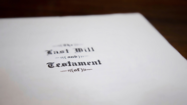 The front page of a wll.