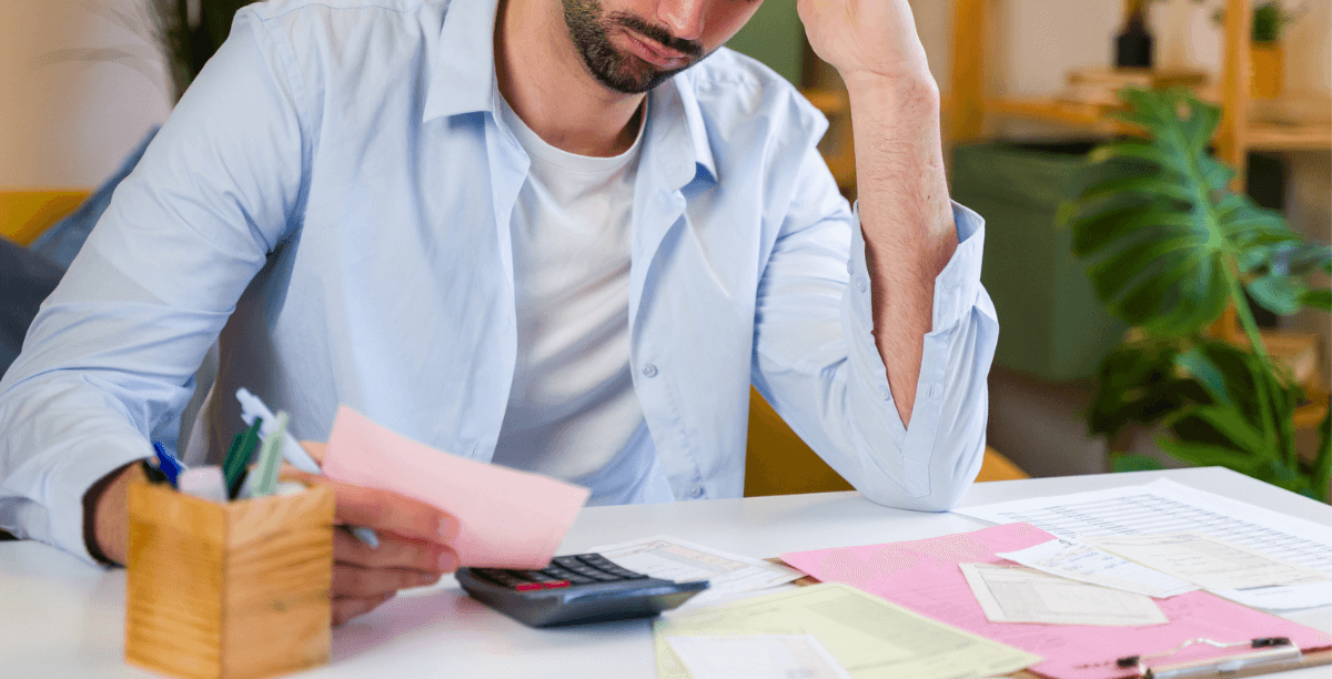 Man stressed over bills