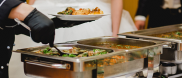 A buffet of hot plates.